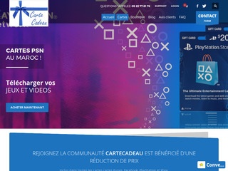 Cartes PSN au Maroc a bon prix