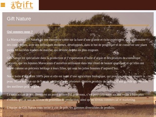 Gift Nature cosmétique